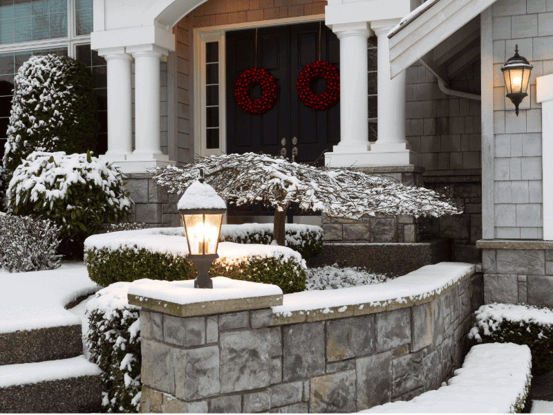 Protect against a winter freeze in late winter with our winter landscaping tips
