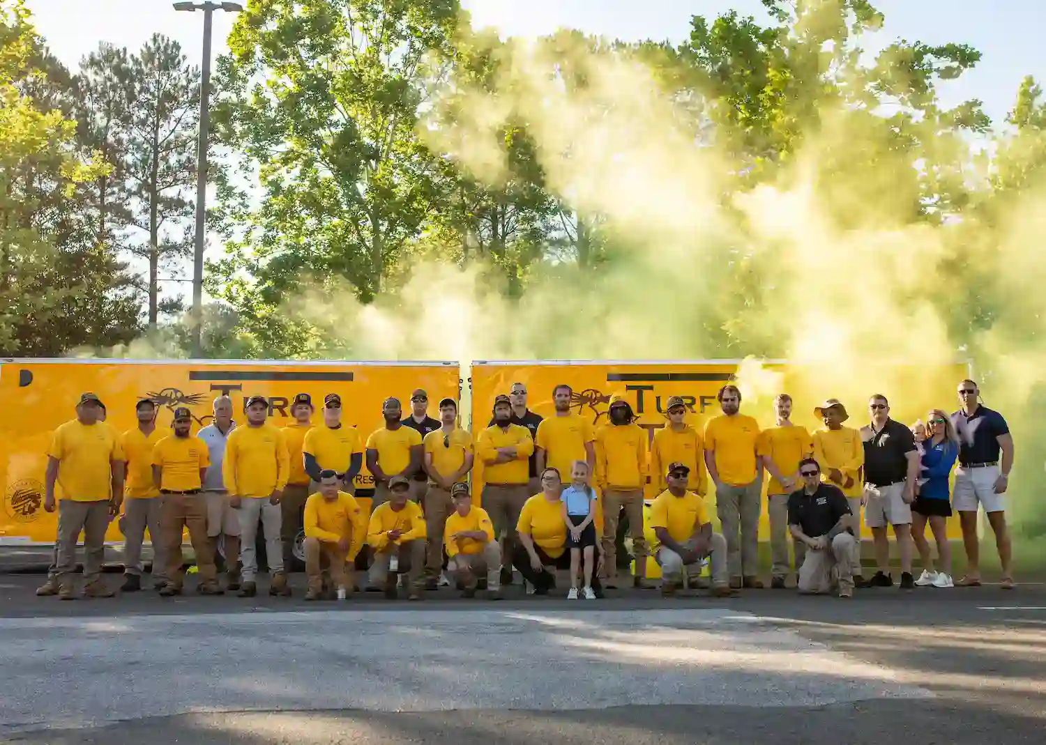 Turf TitanZ landscape watering and lawn care team serving Wake Forest